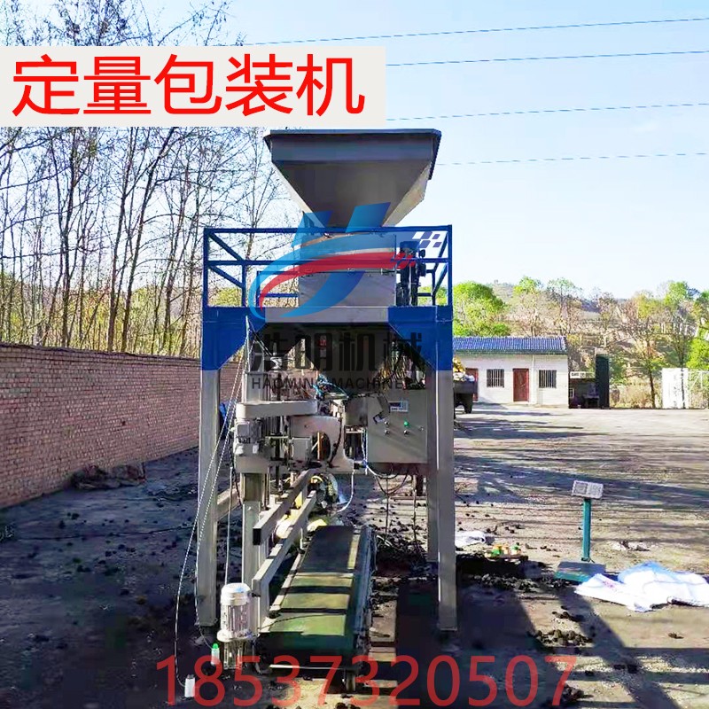 定量包裝機(jī)灌袋機(jī)-糧食計(jì)重裝袋機(jī)-糧倉(cāng)五十斤小麥灌袋機(jī)