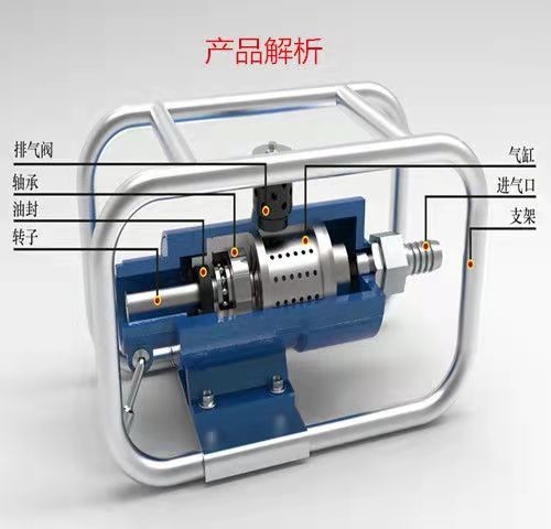 FRZ50氣馬達(dá) 氣動振動棒煤礦用氣動風(fēng)動振動器4米6米安陽振動棒