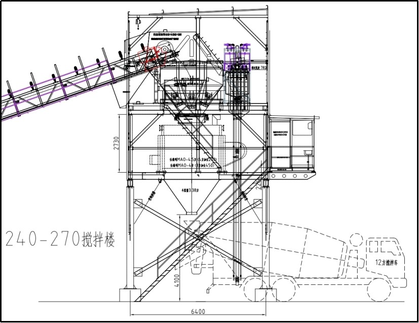 攪拌樓模塊化主結(jié)構(gòu)-攪拌站發(fā)展方向